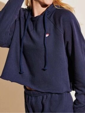 Spiritual Gangster X Peloton Collab cropped hoodie